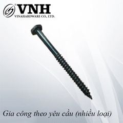 Vít phong M8 đầu lục giác ngoài, màu đen-ZP8100B