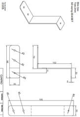 Pat (bas) móc treo chữ Z Vinahardware - VNH1027030B
