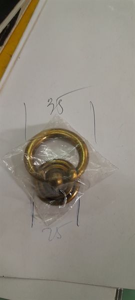 Tay nắm cửa tủ màu vàng giả cổ Vinahardware -HD0044VC