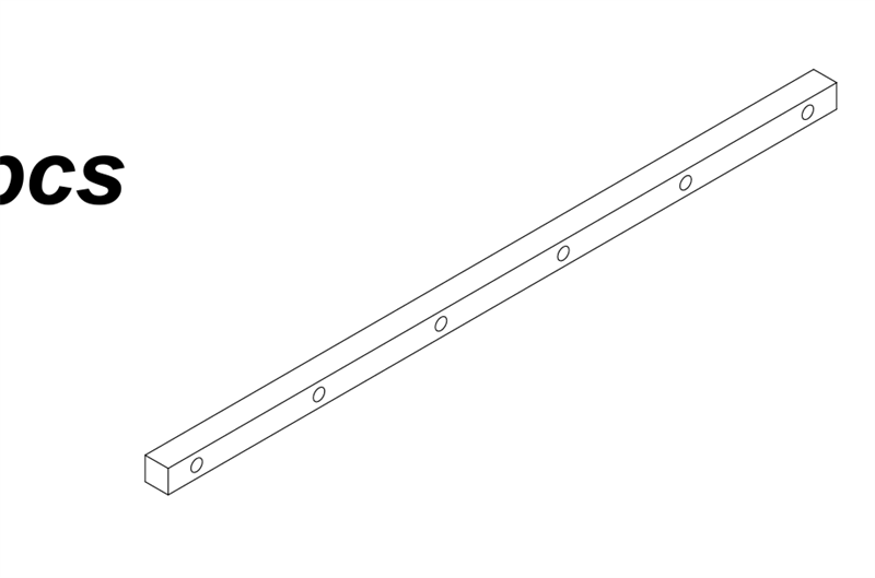 Vuông đặc, sơn đen mờ Vinahardware - VNH1212350B