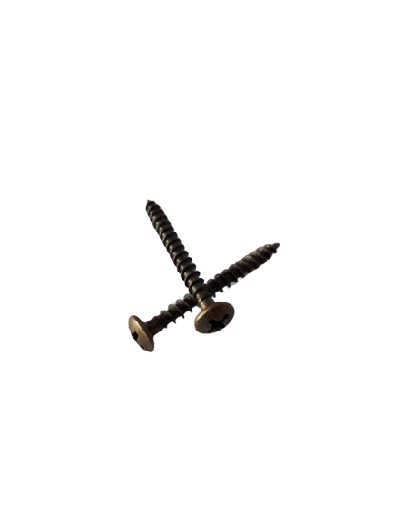 Vít gỗ đầu dù răng nhuyễn m3, màu vàng đồng- SC330Y