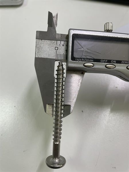Vít gỗ lục giác chìm M7, inox 304 - VGLGC760IN