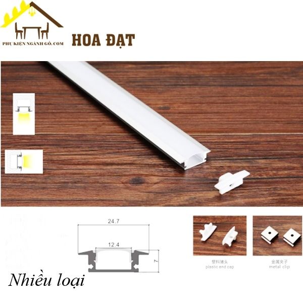 Thanh nhôm định hình đèn led-VNH1919