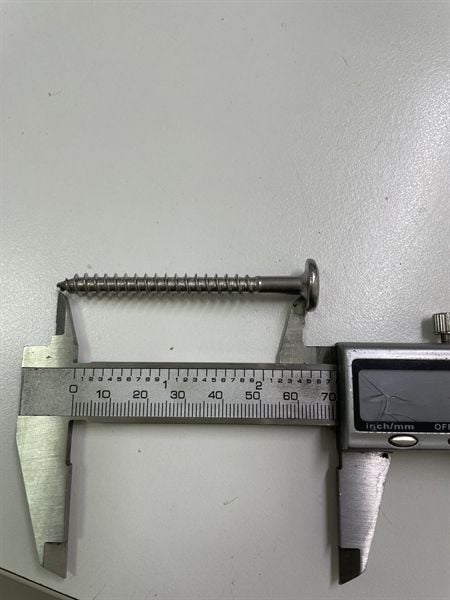 Vít gỗ lục giác chìm M7, inox 304 - VGLGC760IN