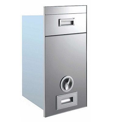 Thùng Gạo Kéo Trượt Âm Tủ Mặt Gương Đen – Mã 4200.2.97101