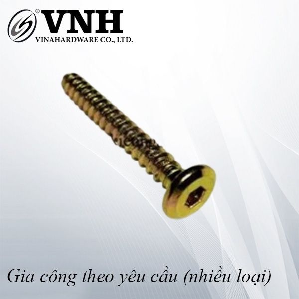 Vít gỗ lục giác chìm M5, bảy màu - VGLGC540