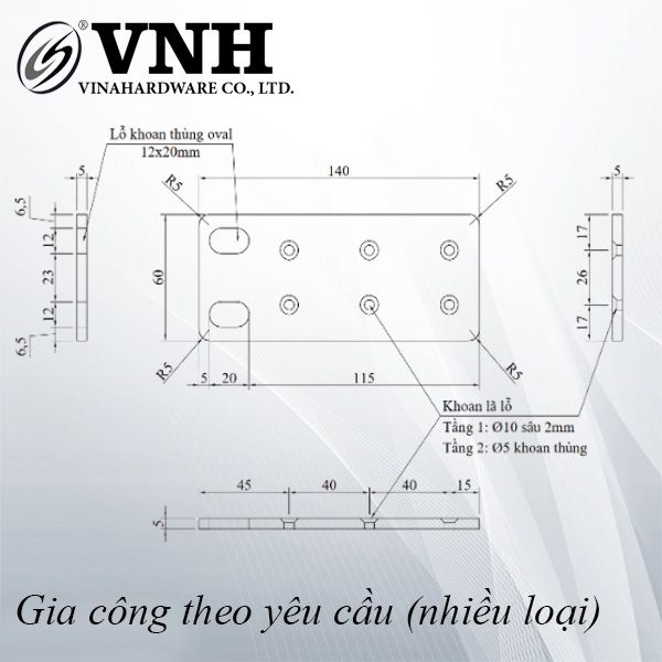 Pat (bas) sắt, xi bảy màu - VNH140605