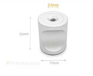 Núm Tủ Gù Nhôm Tròn 1304.4.15784 – Nhỏ Gọn – Dễ Lắp
