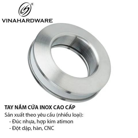 Tay nắm âm inox 304 loại thông lỗ