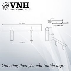 Tay nắm đũa phi 15mm, hàng phôi -HD15P1016