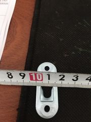 Pat (bas) sắt móc treo xi mạ kẽm 43x17x1.5mm - P9829