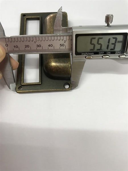 Tay nắm mặt nạ vuông dạng sò màu giả cổ Vinahardware-HD0247