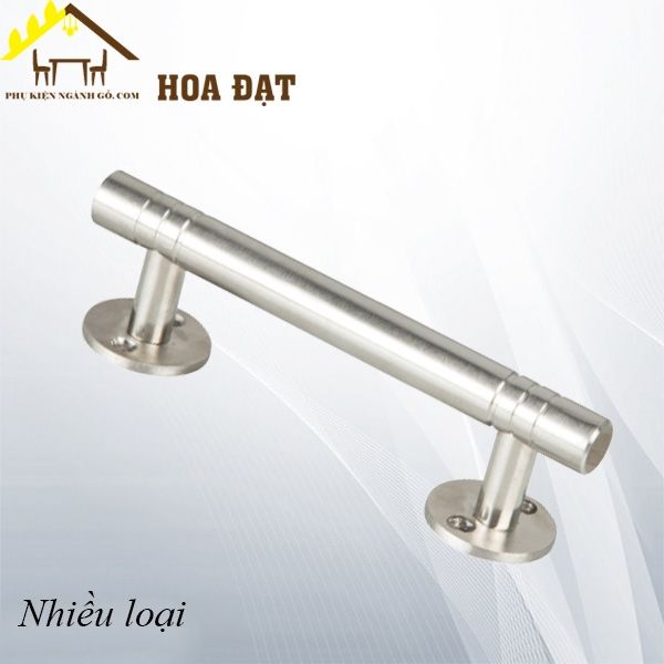Tay nắm cửa tổng dài 125mm, inox 201 Ivan - HD009I125