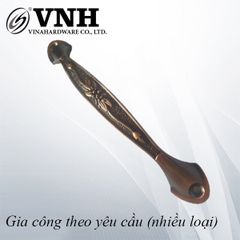 Tay nắm ngăn kéo hoa văn, màu nâu-HD9206D96