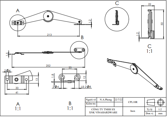 Tay nâng compass VN1 CPL10R HDFA206(1)