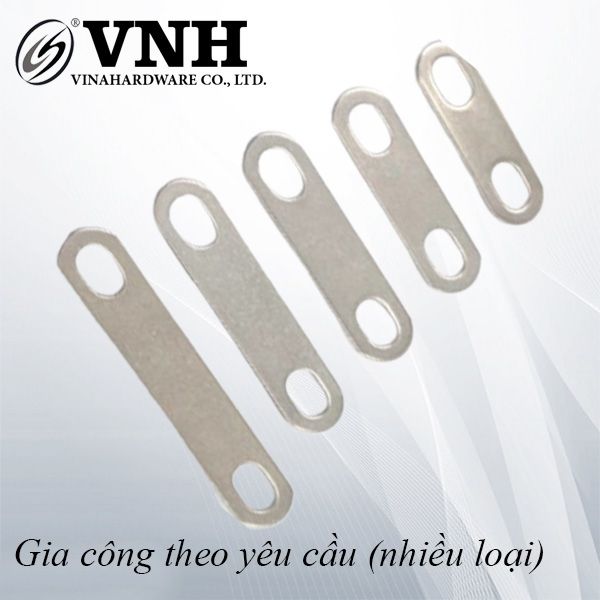 Pat (bas) thẳng 2 lỗ, inox 304- VNH371215IN