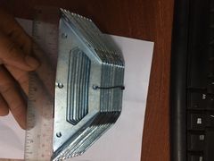 Pat (bas) ke đỡ kệ góc, sắt xi trắng - VNH0145T
