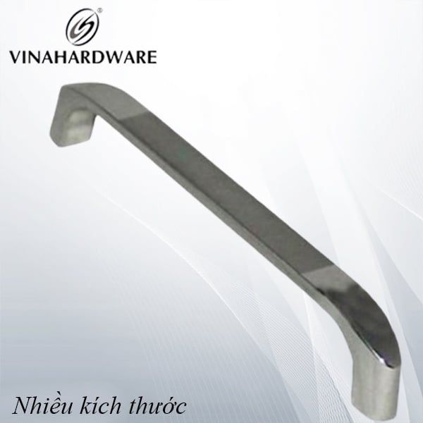 Tay nắm tủ nikel bóng sáng hai đầu Vinahardware - HD0409D128