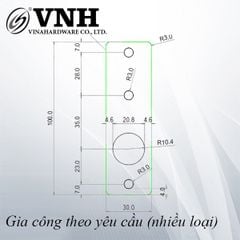 Pat (bas) sắt thẳng, hàng phôi- VNH1003003