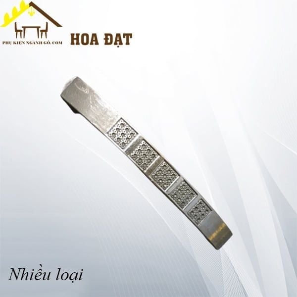 Tay nắm cong nhẹ có đính đá - HD0021D128