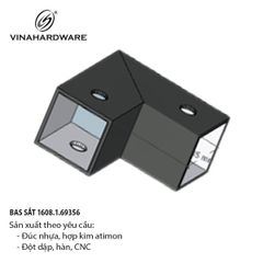 Pat (bas) sắt, sơn đen mờ Vinahardware - VNH69352B