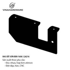 Pat (bas) sắt sơn đen mờ Vinahardware - VNH2502101BT