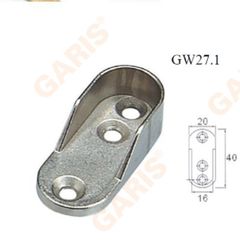 Pát đỡ thanh treo 40x20x16mm hợp kim mạ nikel RES402016