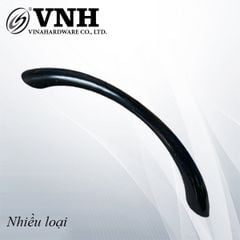 Tay nắm tủ cong, màu đen - HD0038B128