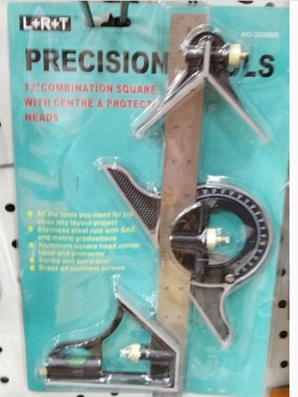 Thước vuông góc di chuyển, ke góc 45 -90 độ, dài 350mm - VNH4590B