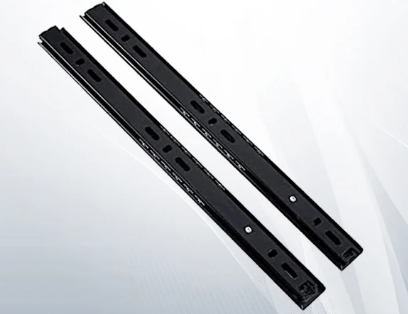 Ray bi 2 tầng, bản 27, màu đen KP ngăn hộc tủ