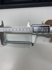 Vít phong M10 đầu lục giác ngoài, màu trắng-ZP1080