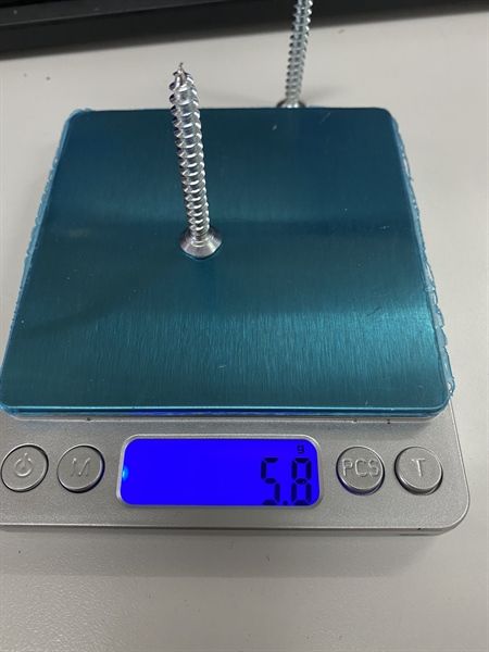 Vít đầu bằng răng nhuyễn M6, màu trắng-ZS625SN