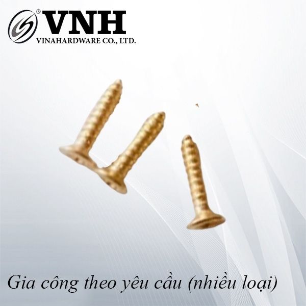 Vít đầu bằng răng nhuyễn M3, màu vàng - ZS38Z23
