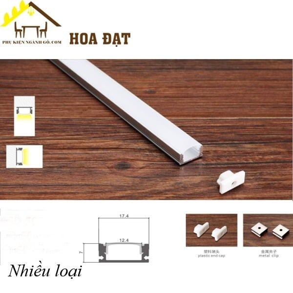 Thanh nhôm định hình đèn led-VNH1919