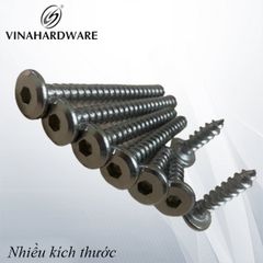Vít gỗ lục giác chìm M7, inox 304 - VGLGC760IN