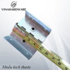 Bản lề 45x15x20 dày 1mm, xi trắng H151520 Vinahardware - H151520