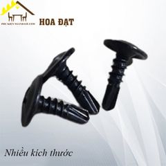 Vít khoan sắt M4, đầu dù đuôi cá, màu đen - HDSB464-SC2413B