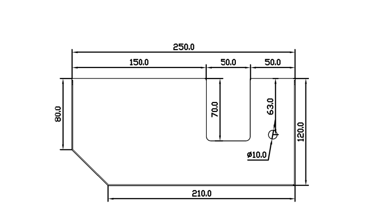 Pat (bas) sắt sơn đen mờ Vinahardware - VNH2502101BT