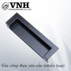 Tay nắm âm hợp kim nhôm, màu đen Vinahardware -HD0010B