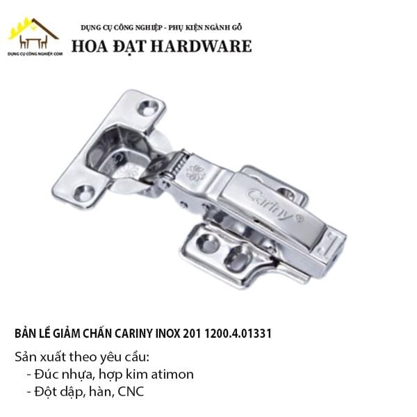 Bản lề cup giảm chấn Cariny - H2016A