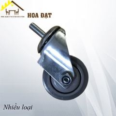 Bánh xe nhựa có tyren, màu xám Vinahardware - CT751230CK