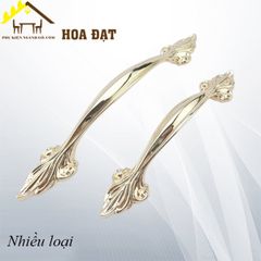 Tay nắm màu vàng bóng, kích thước 128mm - HD02D128