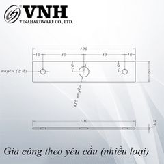 Pat (bas) sắt 100x20x1.2mm - VNH1002012P