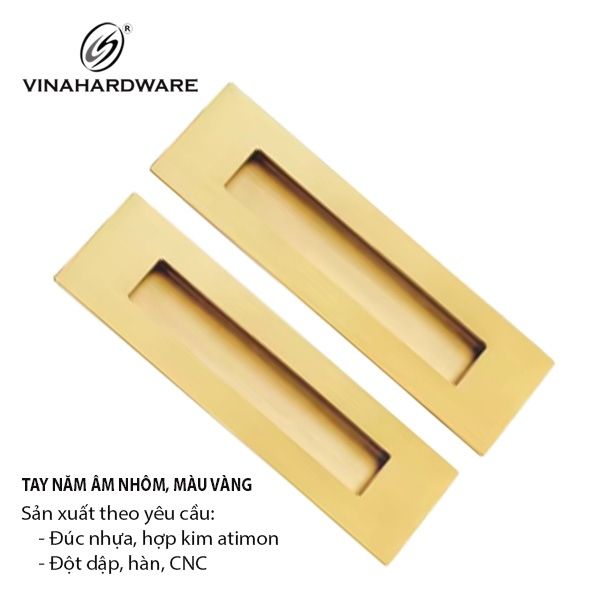 Tay nắm âm, xi nikel Vinahardware - HD10033NK