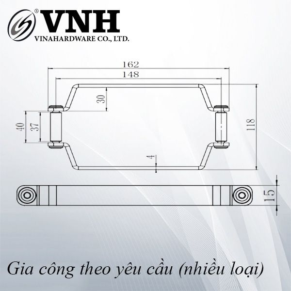 Pat (bas) sắt, sơn đen - VNH16211815