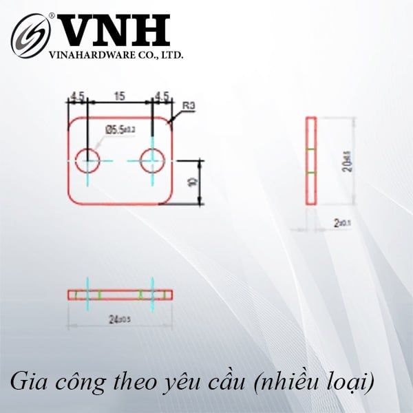Pat (bas) sắt, xi đen - VNH242002B
