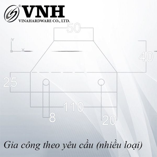 Pat (bas) tam giác, hàng phôi - VNH10502540P