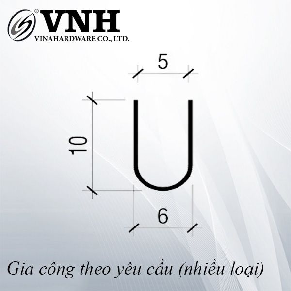 Thanh U, sơn đen tĩnh điện- VNH04510300B
