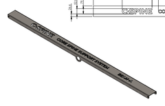 Pat (bas) sắt sơn đen mờ Vinahardware - VNH1500114B