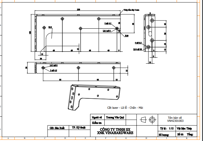 Pát Sắt L Đỡ Kệ Treo Tường - 1602.1.32036